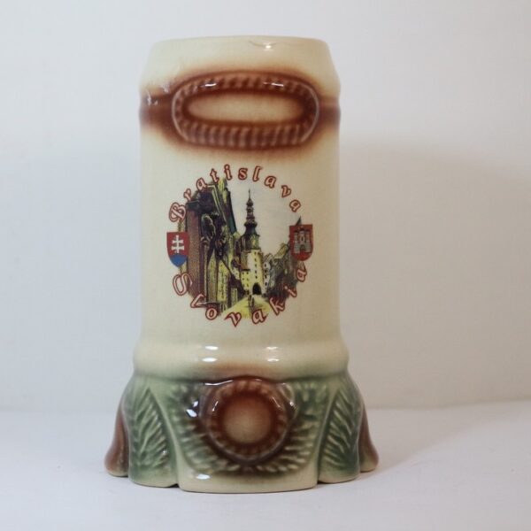 Slovakya Seramik Hediyelik Bira Bardağı