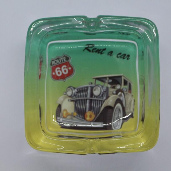 CAM KÜLLÜK KLASIK ARABALAR TEMALI HEDİYELİK  9CM 2