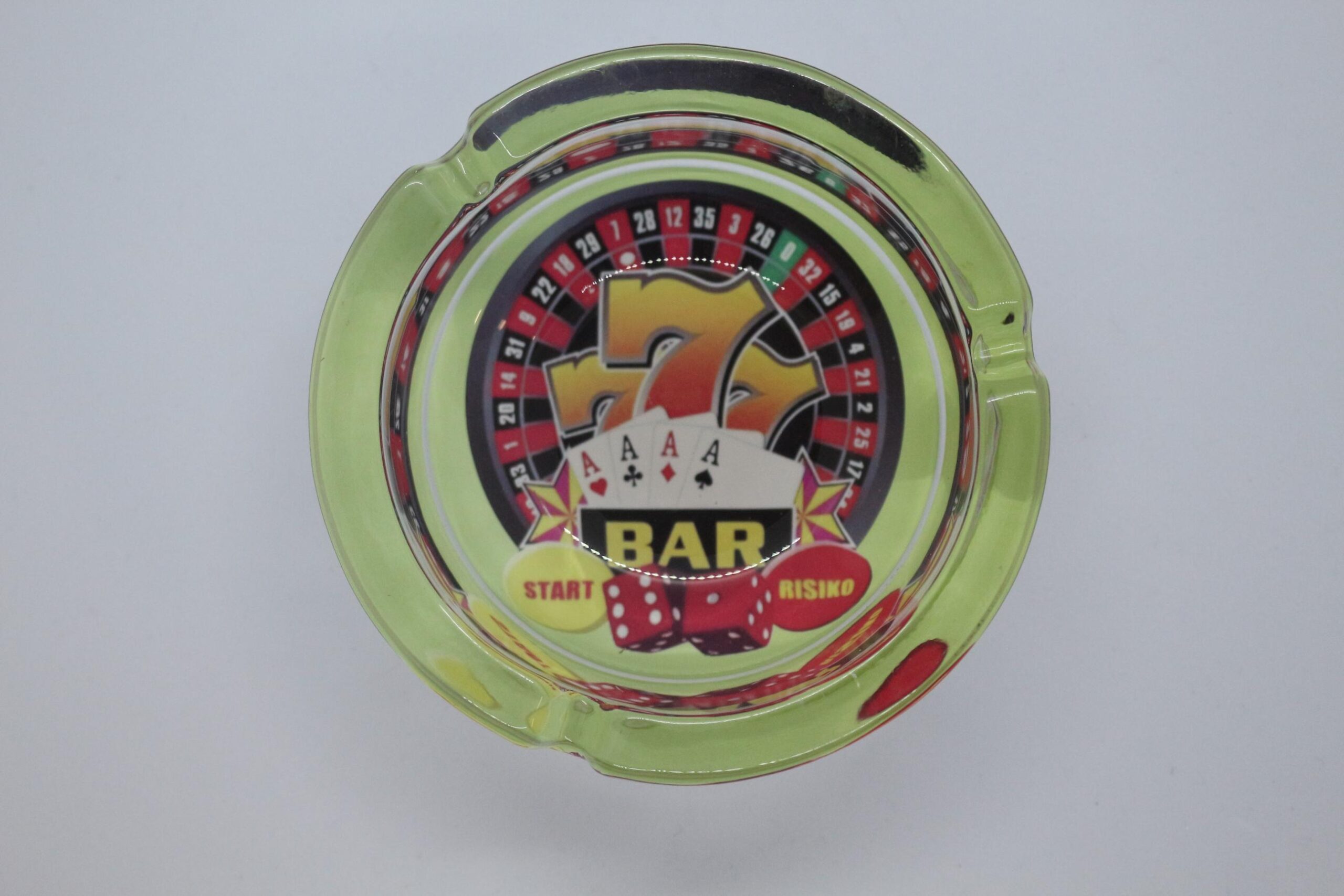 CAM KÜLLÜK KUMAR POKER TEMALI HEDİYELİK 8CM -6