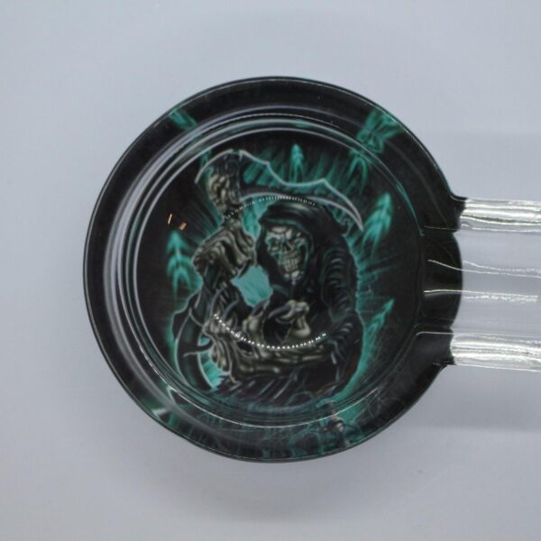 CAM KÜLLÜK KURUKAFA TEMALI HEDİYELİK 11CM -1