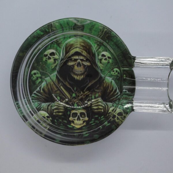 CAM KÜLLÜK KURUKAFA TEMALI HEDİYELİK 11CM -3