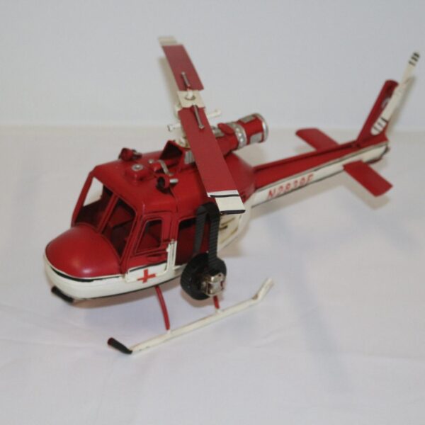 METAL KIRMIZI HELİKOPTER N2839F