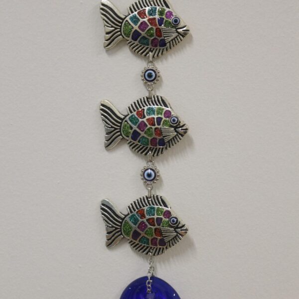 NAZAR BONCUKLU BALIK 3 LÜ 33CM