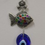 NAZAR BONCUKLU BALIK TEKLİ 16CM