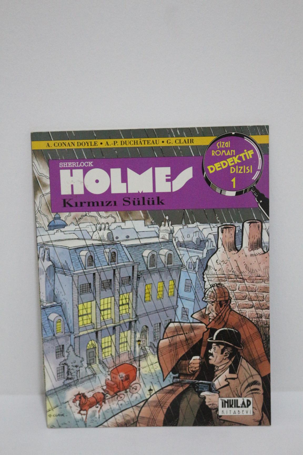 KİTAP SHERLOCK HOLMES ÇİZGİ ROMAN SERİSİ 1 -KIRMIZI SÜLÜK