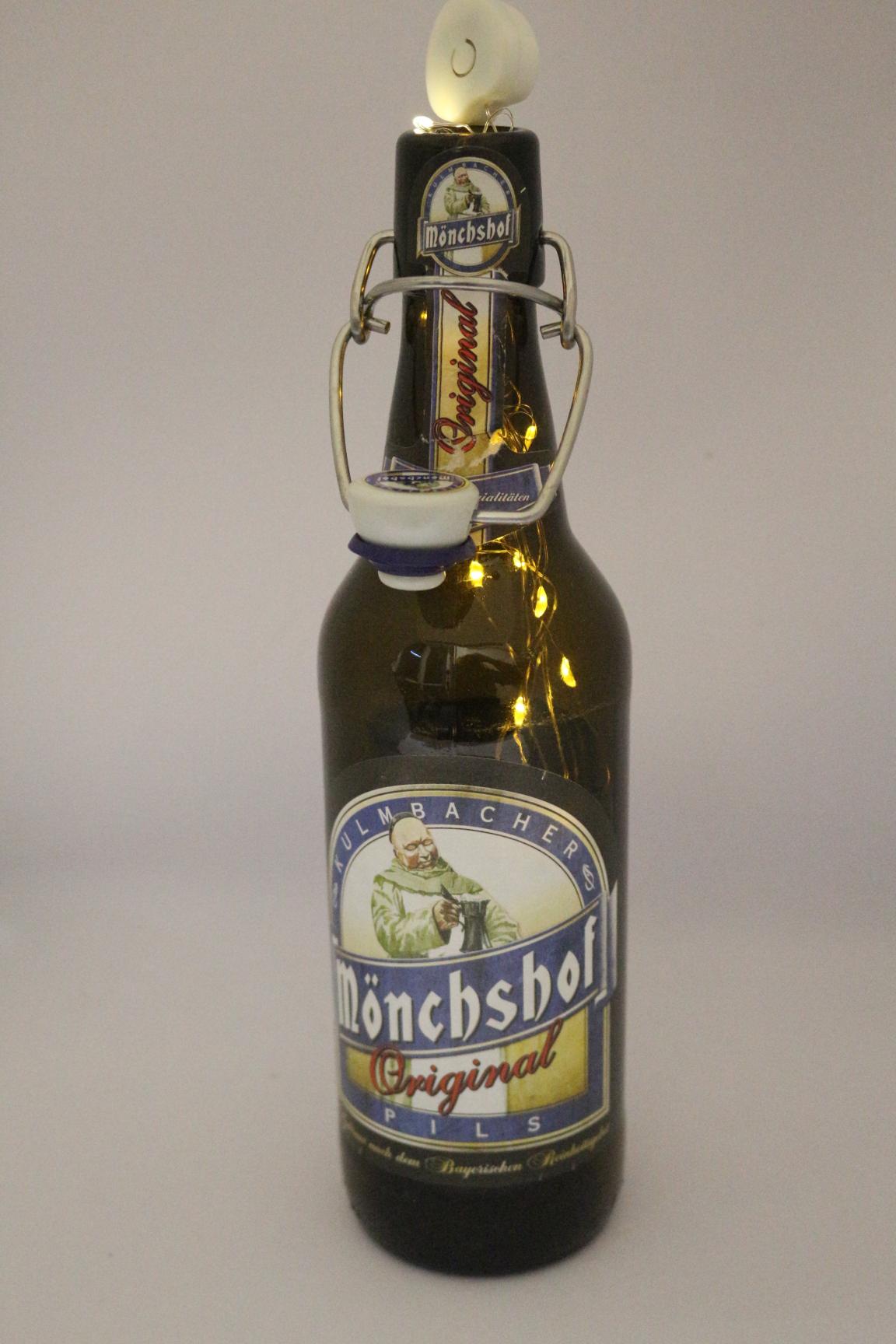 LED IŞIKLI BİRA ŞİŞESİ- KULMBACHER MÖNCHSOF-ALMANYA3