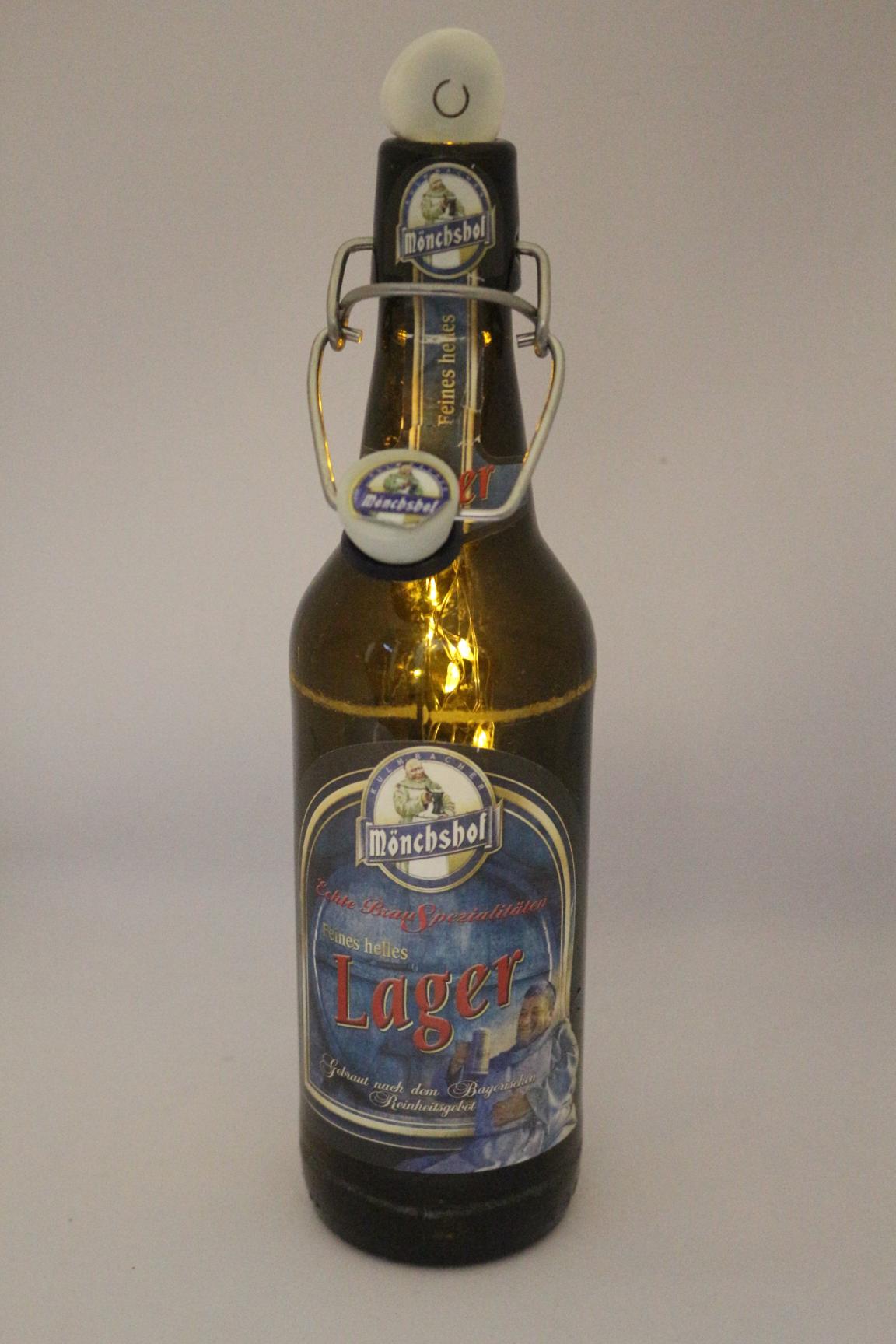 LED IŞIKLI BİRA ŞİŞESİ- MÖNCHSHOL LAGER- ALMANYA1