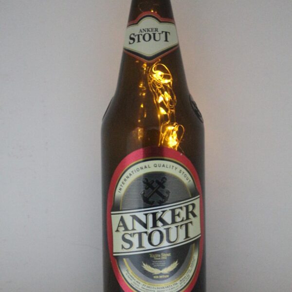 LED IŞIKLI BİRA ŞİŞESİ - ANKER STOUT -ENDONEZYA
