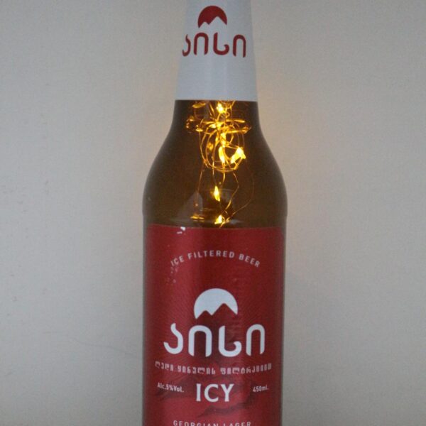 LED IŞIKLI BİRA ŞİŞESİ - ICY აისი - GÜRCİSTAN