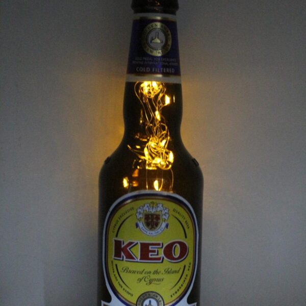 LED IŞIKLI BİRA ŞİŞESİ - KEO  _KIBRIS