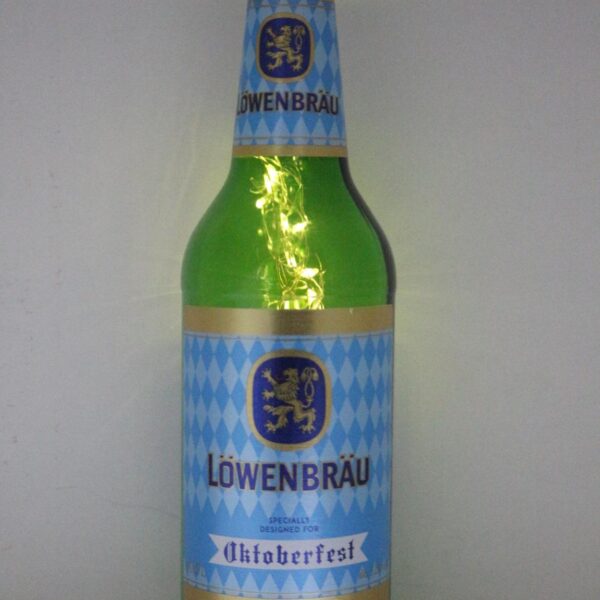 LED IŞIKLI BİRA ŞİŞESİ - LÖVENBRAU - ALMANYA