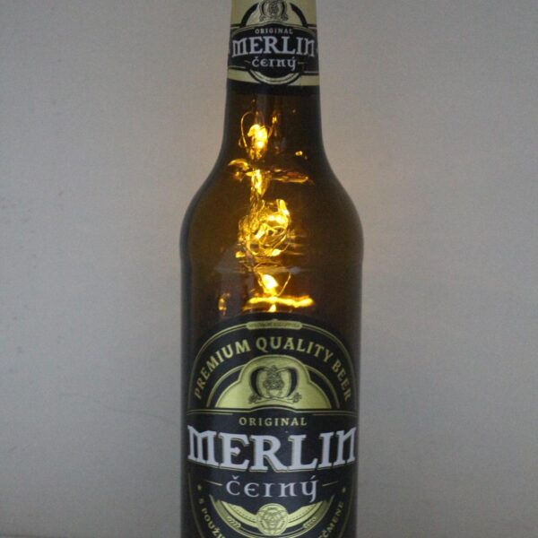 LED IŞIKLI BİRA ŞİŞESİ - MERLIN - ÇEK CUMHHURİYETİ.