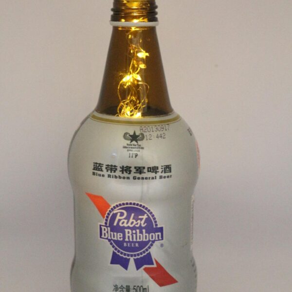 LED IŞIKLI BİRA ŞİŞESİ- PABST BLUE RIBBON-AMERİKA