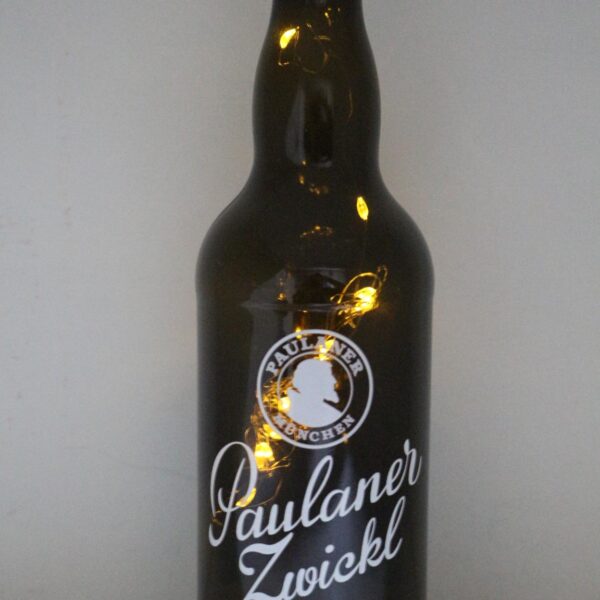 LED IŞIKLI BİRA ŞİŞESİ - PAULANER ZWICKL_ ALMANYA