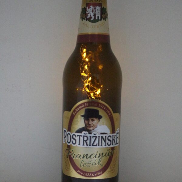 LED IŞIKLI BİRA ŞİŞESİ- POSTRIZINSKE - ÇEK CUMHURİYETİ