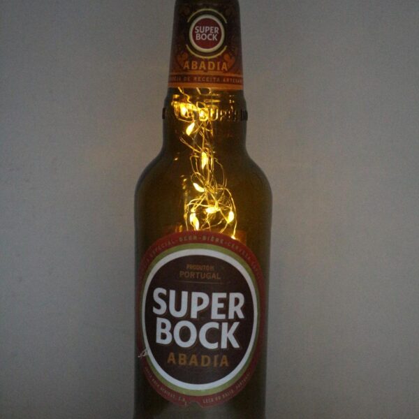 LED IŞIKLI BİRA ŞİŞESİ - SUPER BOCK _ PORTEKİZ