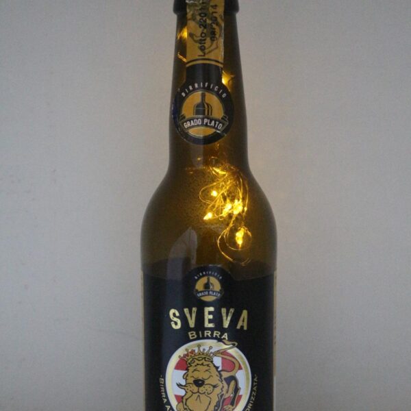 LED IŞIKLI BİRA ŞİŞESİ - SVEVA _ İTALYA
