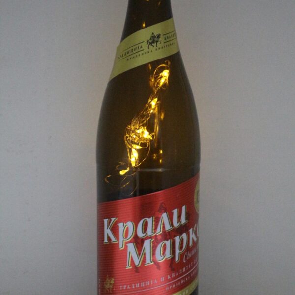 LED IŞIKLI BİRA ŞİŞESİ - Крали Марко / KRALI MARKO_  MAKEDONYA