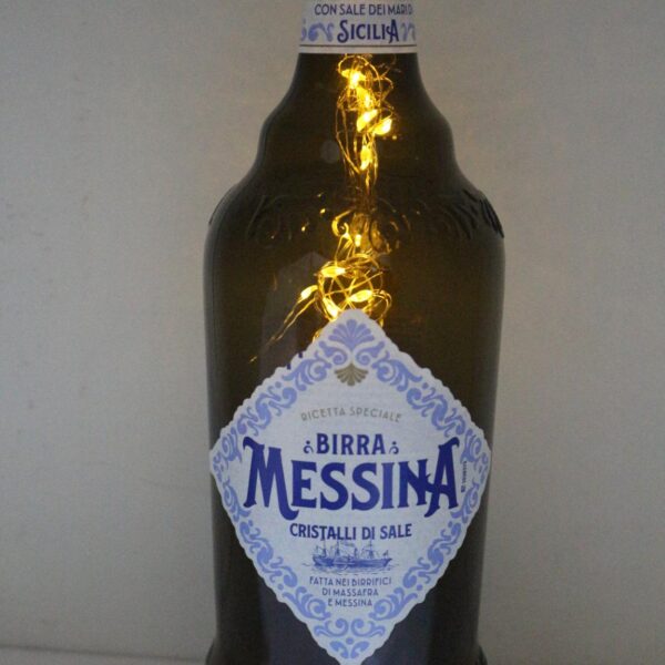 LED IŞIKLI BİRAS ŞİŞESİ - MESSINA_ İTALYA