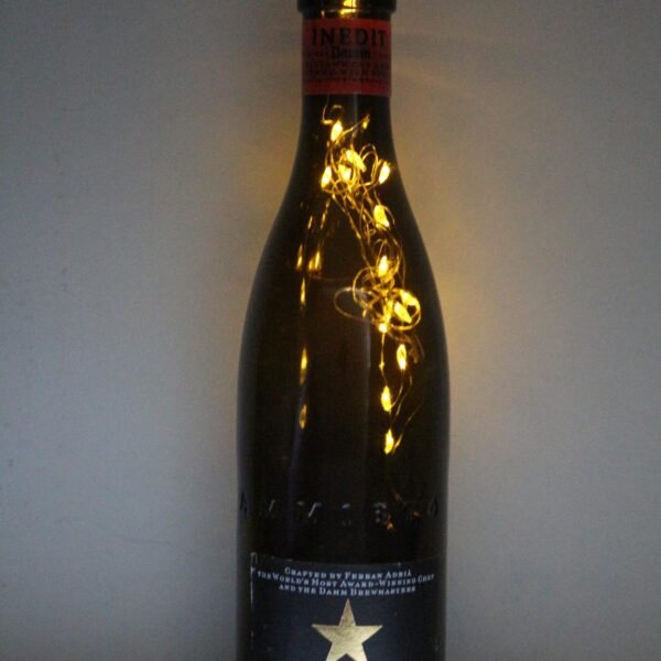 LED IŞIKLI BİRA ŞİŞESİ- INEDIT DAMM _ İSPANYA