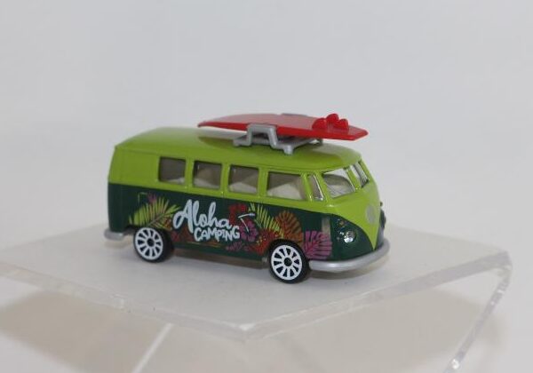 MAJORETTE MODEL VOLKSWAGEN VW T1 VAN ALOHA CAMPING