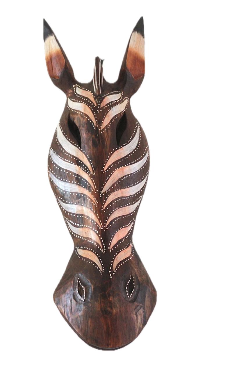 WhatsApp Görsel 2025-09-24 saat 07.33.18_2ab9f3ce AHŞAP OTANTİK MASK ZEBRA ÇİZGİLİ ALBIZIA WOOD - Görsel 1