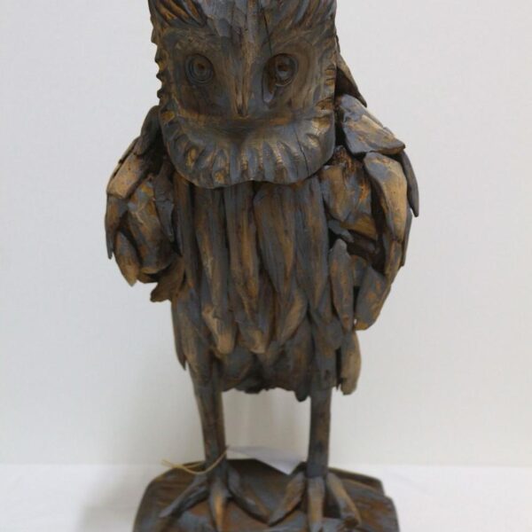 AHŞAP DEKORATİF BAYKUŞ TİK AĞACI TEAK WOOD