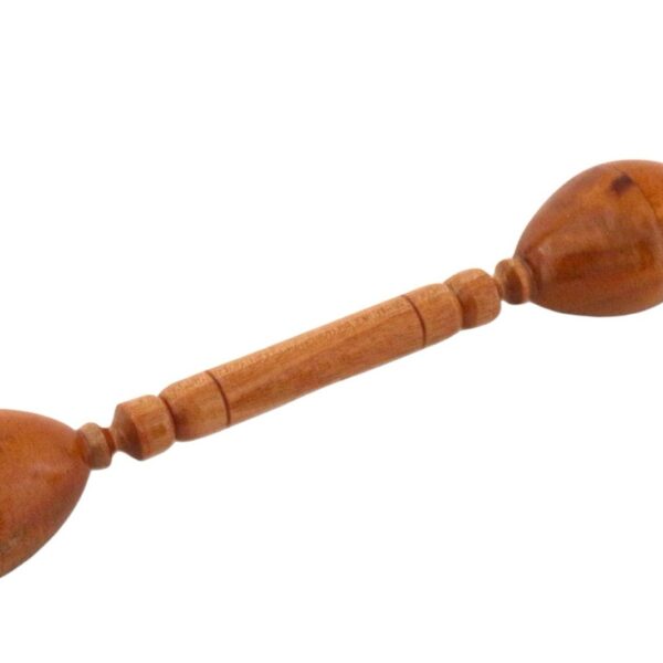 AHŞAP MARACAS ÇİFT TARAFLI 28 CM UZAK DOĞU MÜZİK ALETİ MAHONI WOOD
