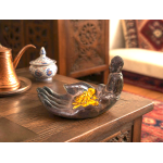 Dekoratif Buddha El -Taş Dokulu El Açan Buda Biblo 18 cm x 13 cm Bali El Yapımı Dekorasyon Objesi